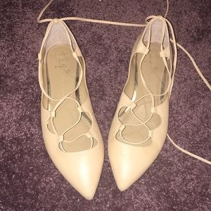 Lace up flats! - BANANA REPUBLIC